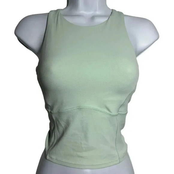 Lululemon Key to Balance Tank Top Delicate Mint green size 0 built in bra - Picture 1 of 7